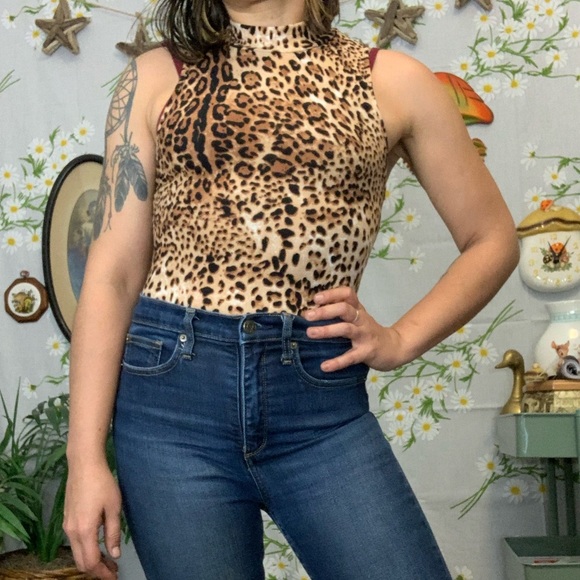 Urban Outfitters Tops - NEW leopard / cheetah / animal print body suit